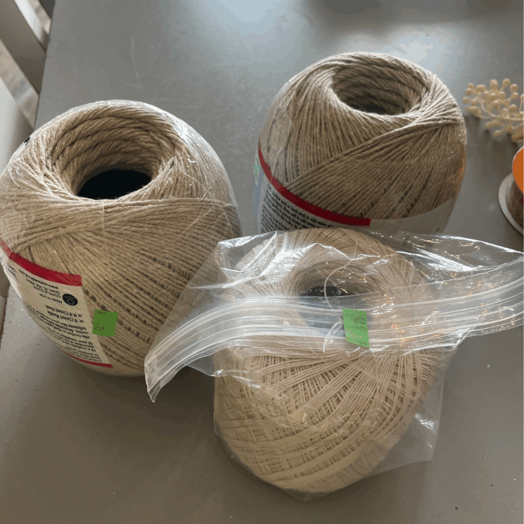 crafting gratitude - twine spools