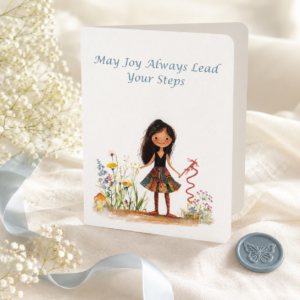 Hope "May Joy Always Lead Your Steps" Greeting Card